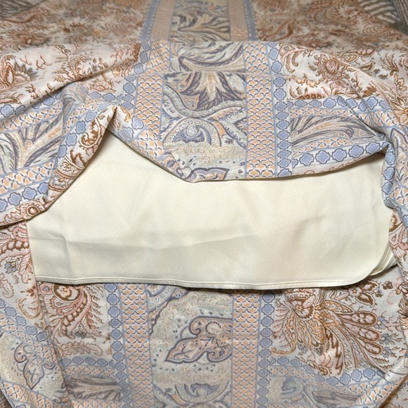 C. Wonder Paisley Print Sleeveless Maxi Dress Size 10 - Picture 9 of 11